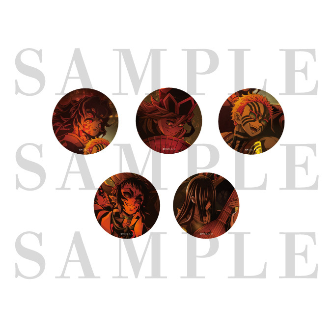 鬼滅の刃 獪岳 缶バッジ キービジュアル缶バッジセットc 鬼滅の刃 キー