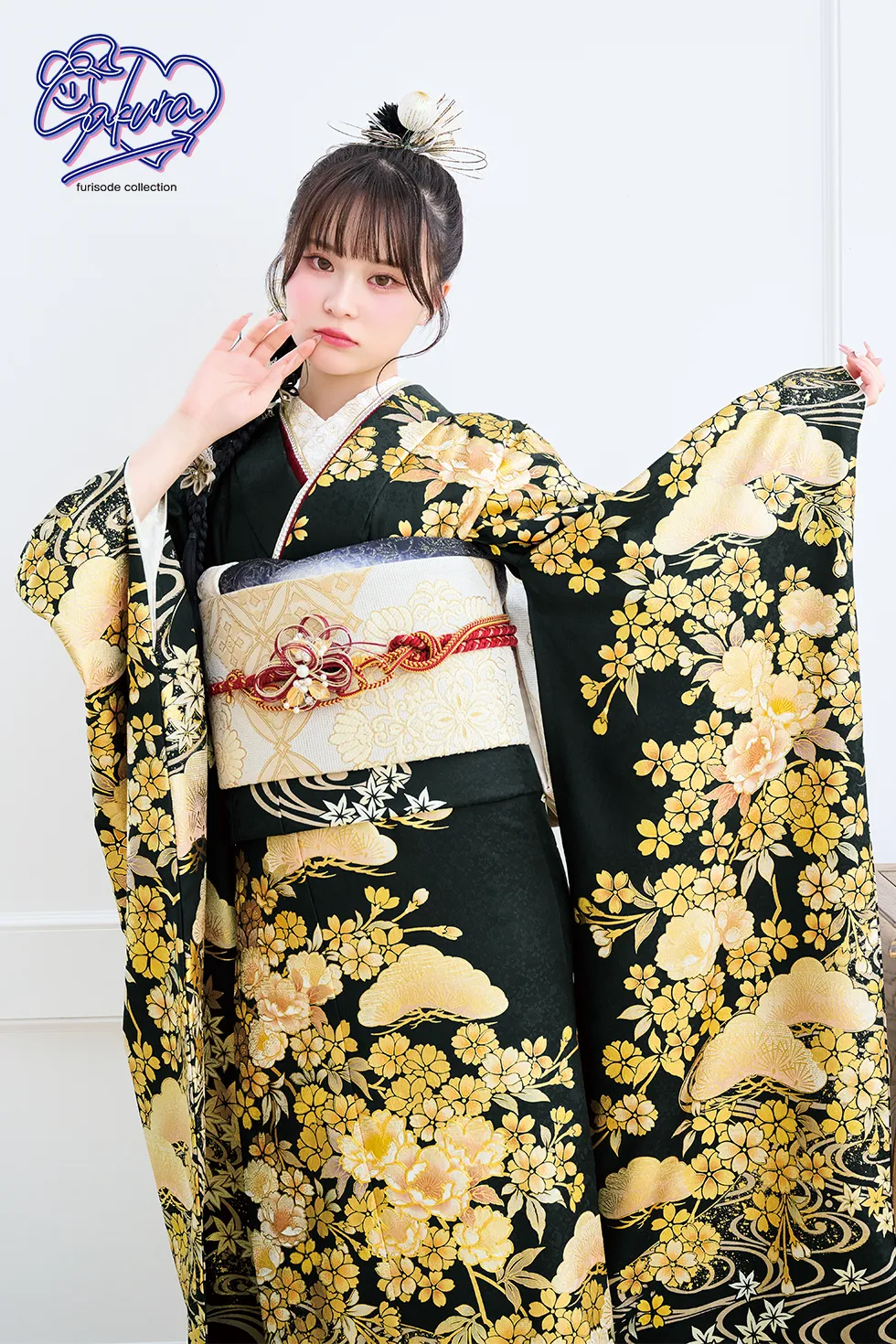 振袖 成人式 セット Furisode coffret】CF-405 - 成人式の振袖レンタル