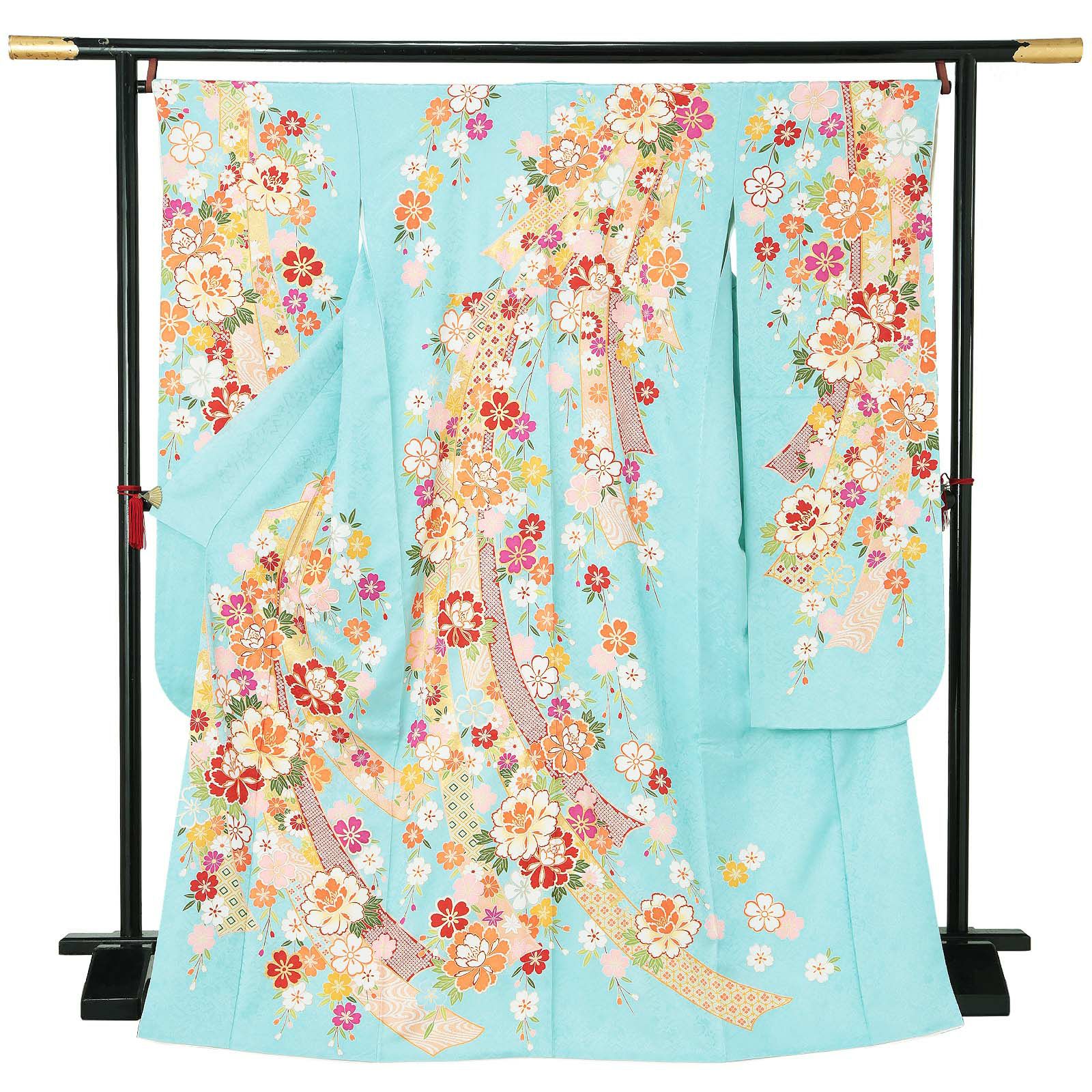 卒業式応援最大70％OFF 2/5迄)【新古品】お仕立て上がり 振袖単品