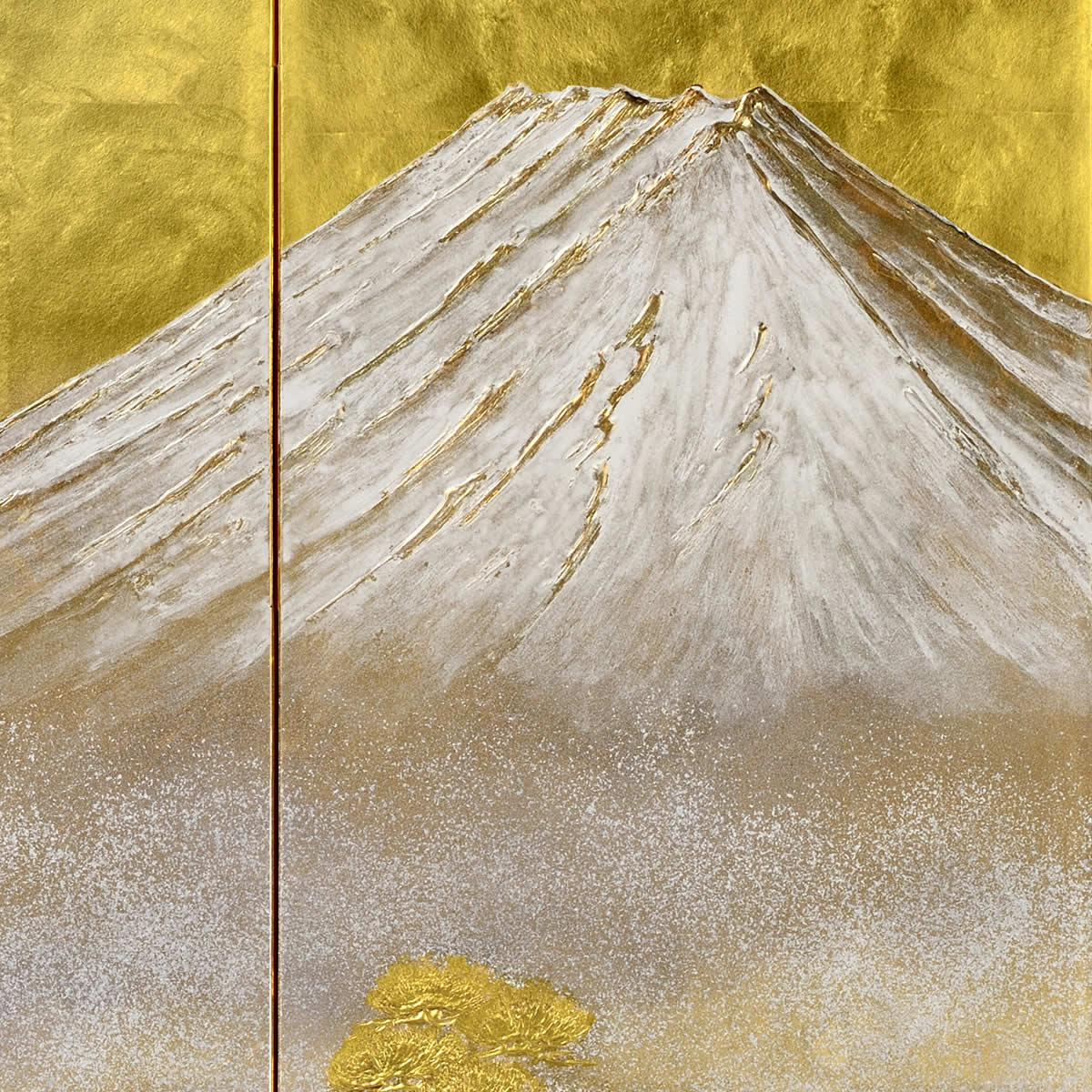 富士 屏風(利休屏風) - 金屏風 屏風 の通販(通信販売) KIN BYOBU≪公式≫
