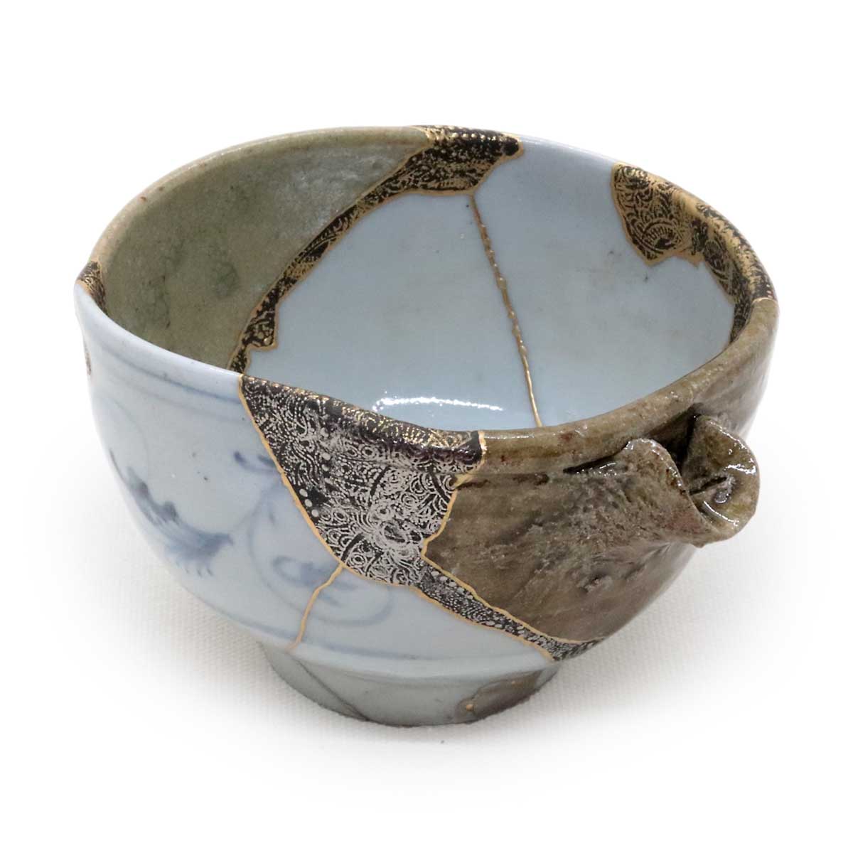 初期伊万里・古唐津融合片口茶碗