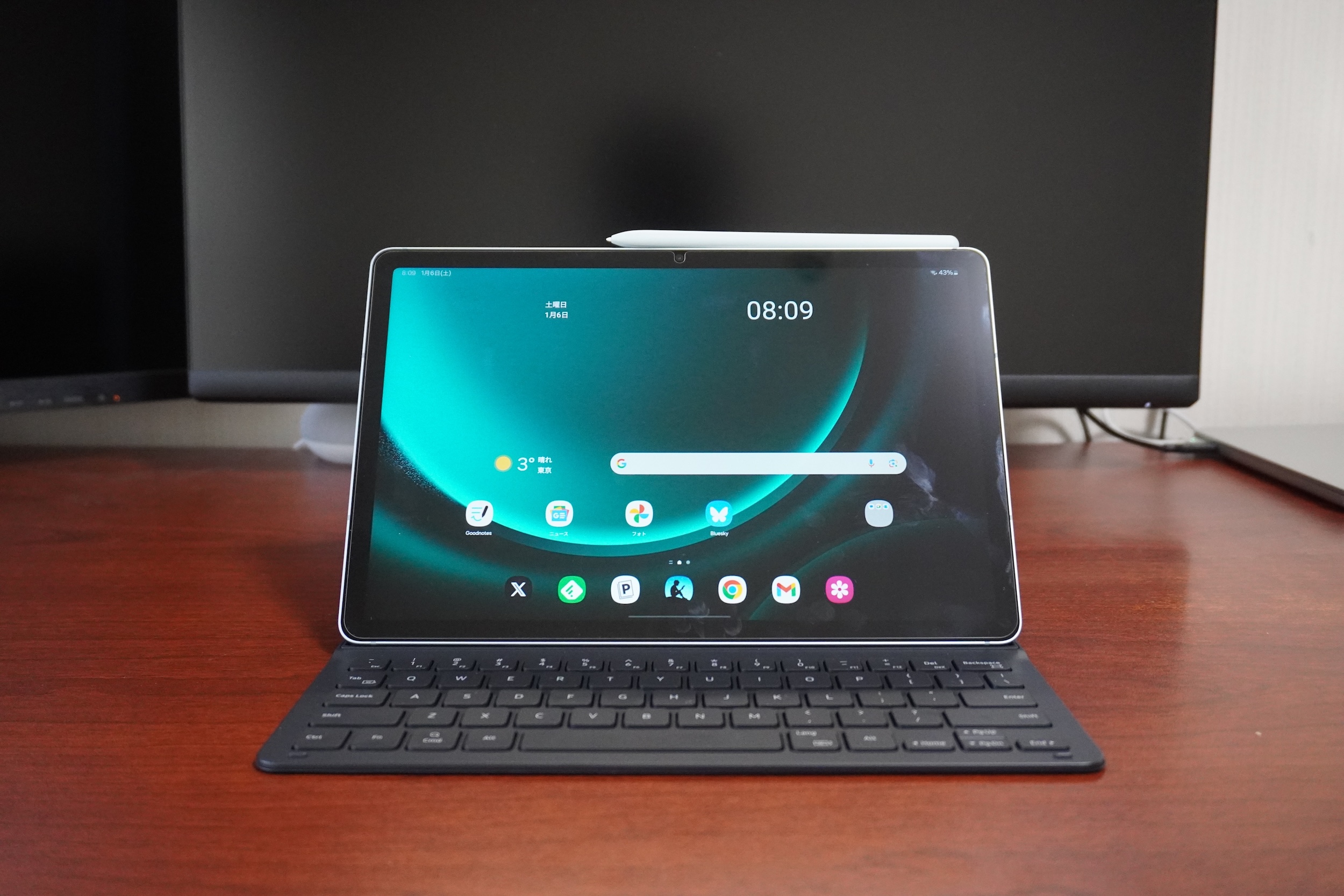 レビュー】「Galaxy Tab S9 FE」と「Book Cover Keyboard Slim