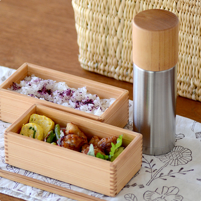 お弁当作りも楽しくなるよ♪木のぬくもりを感じるお弁当箱＆魔法瓶