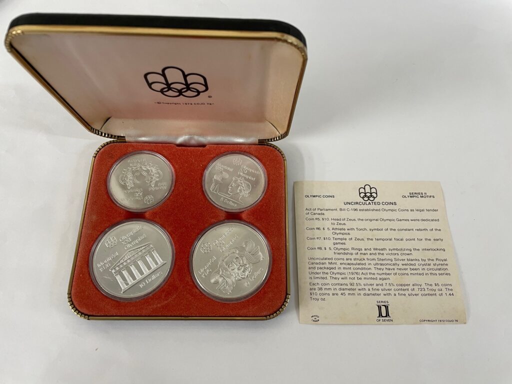 1976年 カナダ政府 カナダオリンピック 公式記念銀貨 コレクション 全