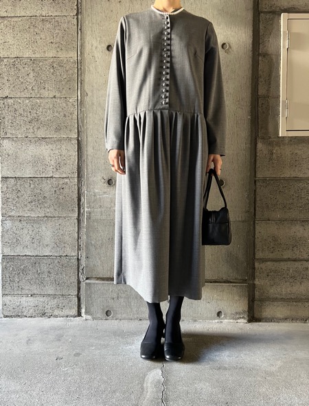 アトリエgg ワンピース アトリエgg ドットデニムワンピース 19ハーフ