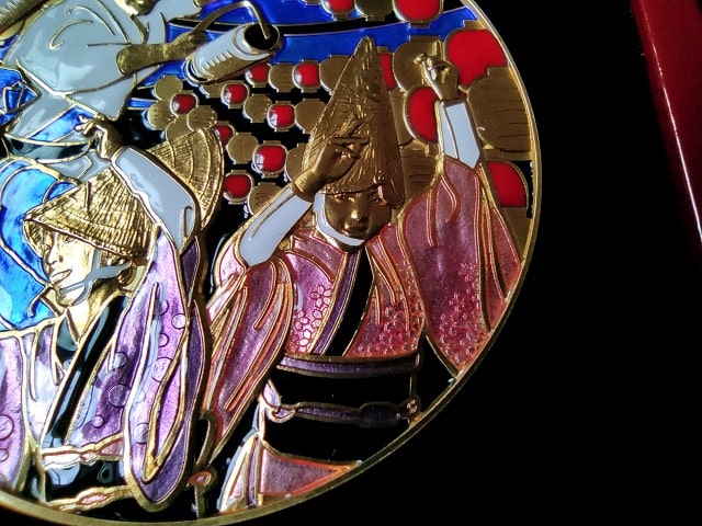 造幣局 七宝章牌 阿波おどりの紹介（2015） | 金銀砂子・造幣局の金属