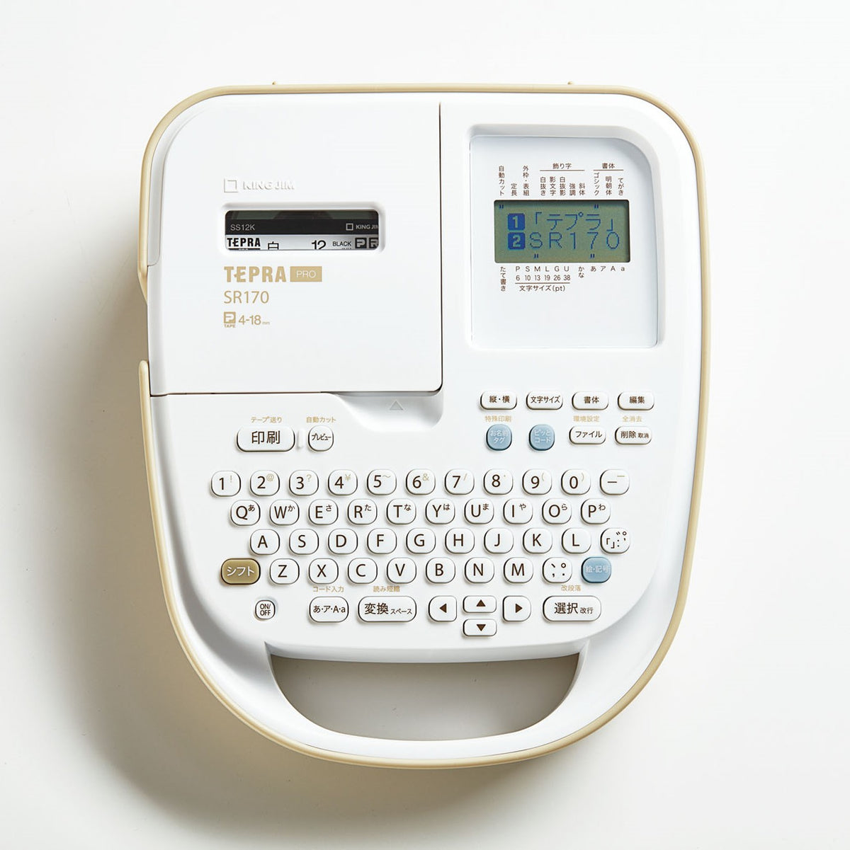 TEPRA TR07 ラベルライター 2-9646-01 ラベルライター テプラPRO SR750