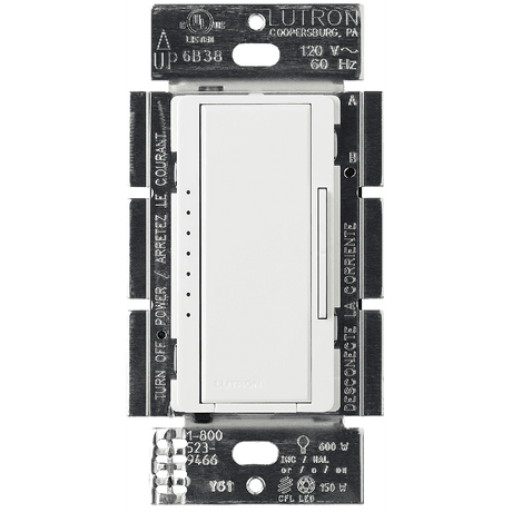 Lutron Maestro C.L Dimmer Switch MACL-153M-WH, White