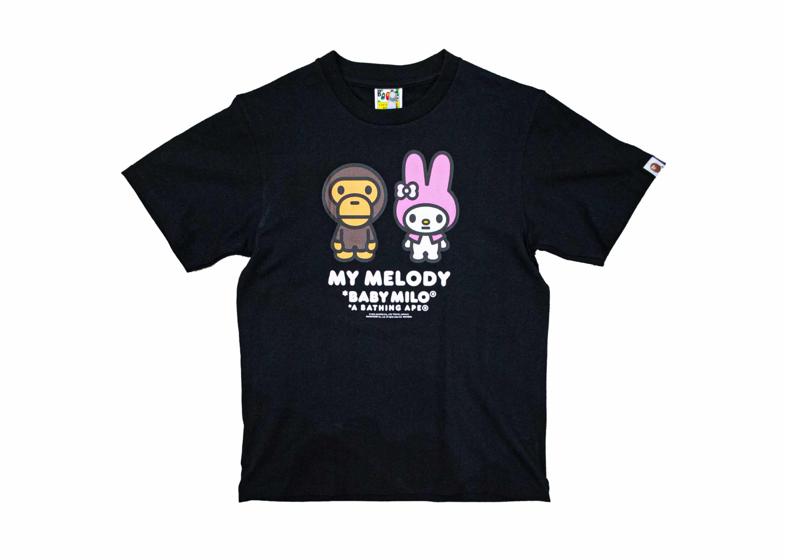 Buy Bape BABY MILO x MY MELODY Tee Black Online in Australia | KickSTW