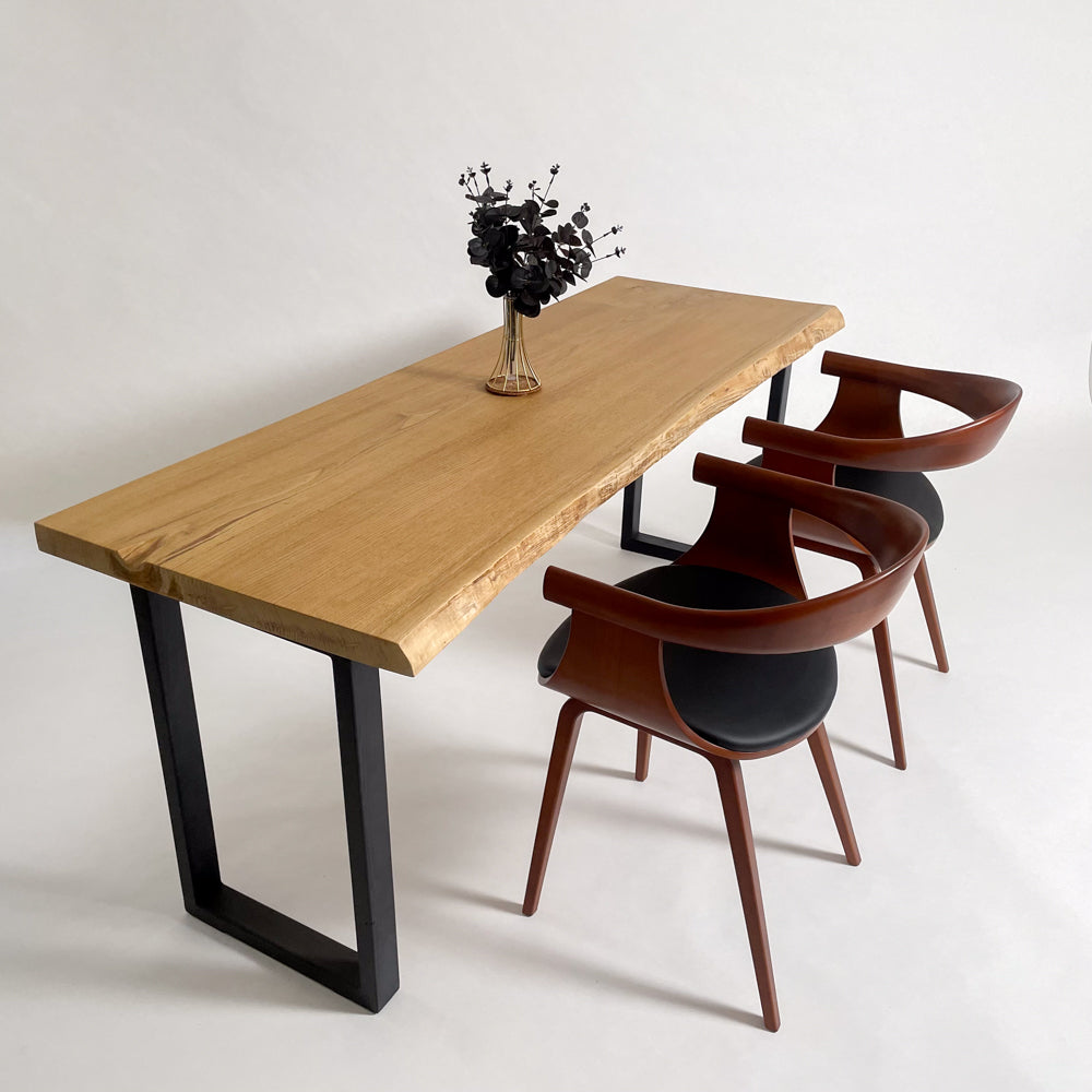 KIDOMEIMOKU 栗一枚板カウンター｜170cm(2人掛け) – 【公式】鬼童銘木