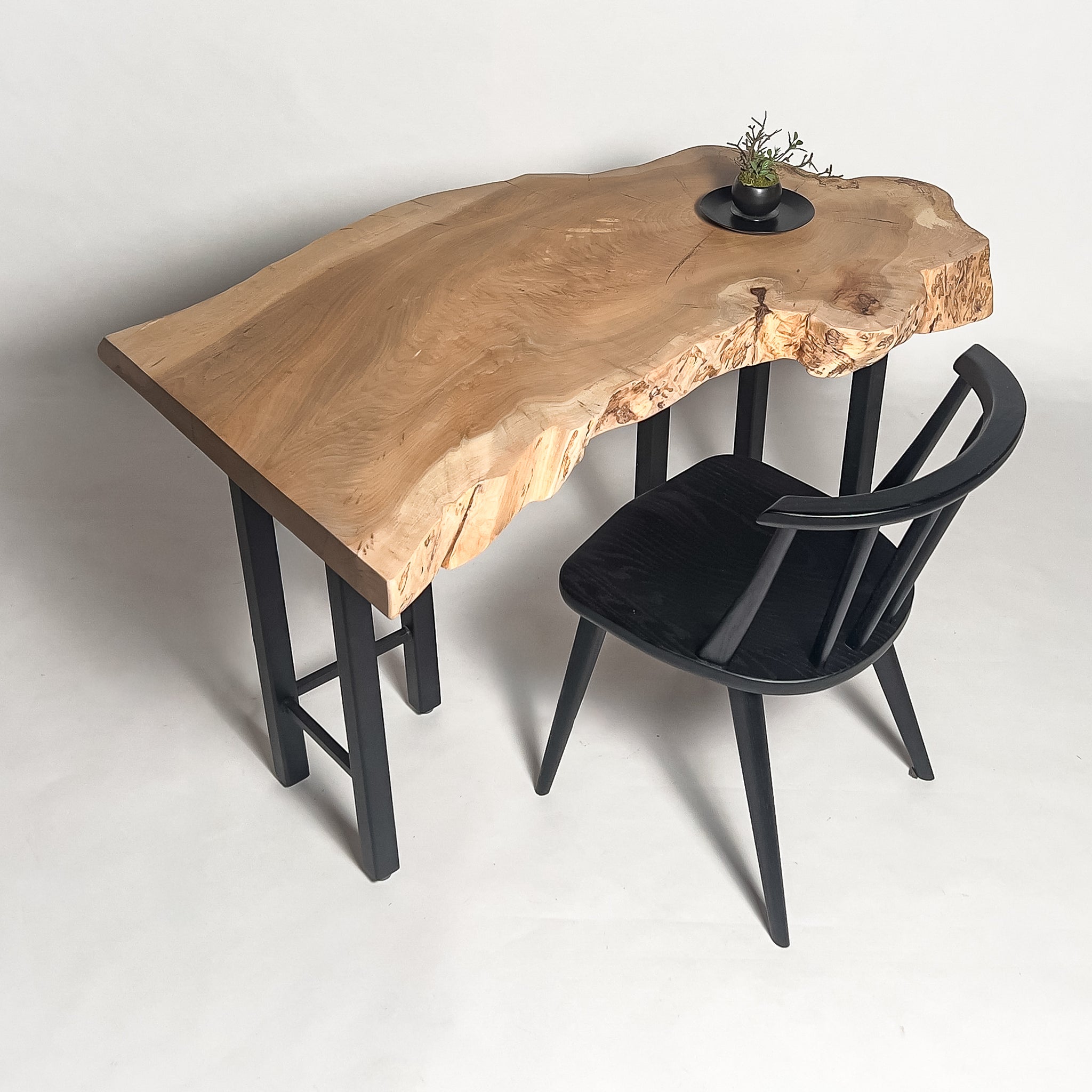 KIDO MEIMOKU 楡一枚板デスク｜120cm – 【公式】鬼童銘木（KIDOMEIMOKU