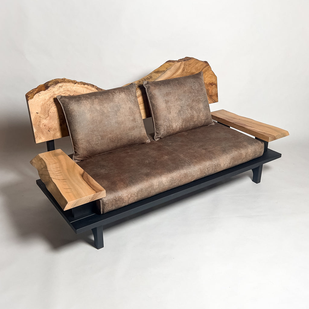 公式】鬼童銘木｜楠 一枚板ソファ｜2人掛け – 【公式】鬼童銘木
