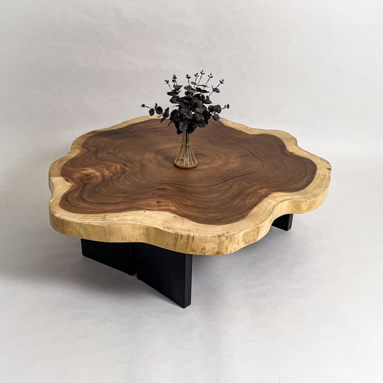 一枚板輪切り｜丸テーブル｜鬼童銘木（KIDOMEIMOKU） – 【公式】鬼童