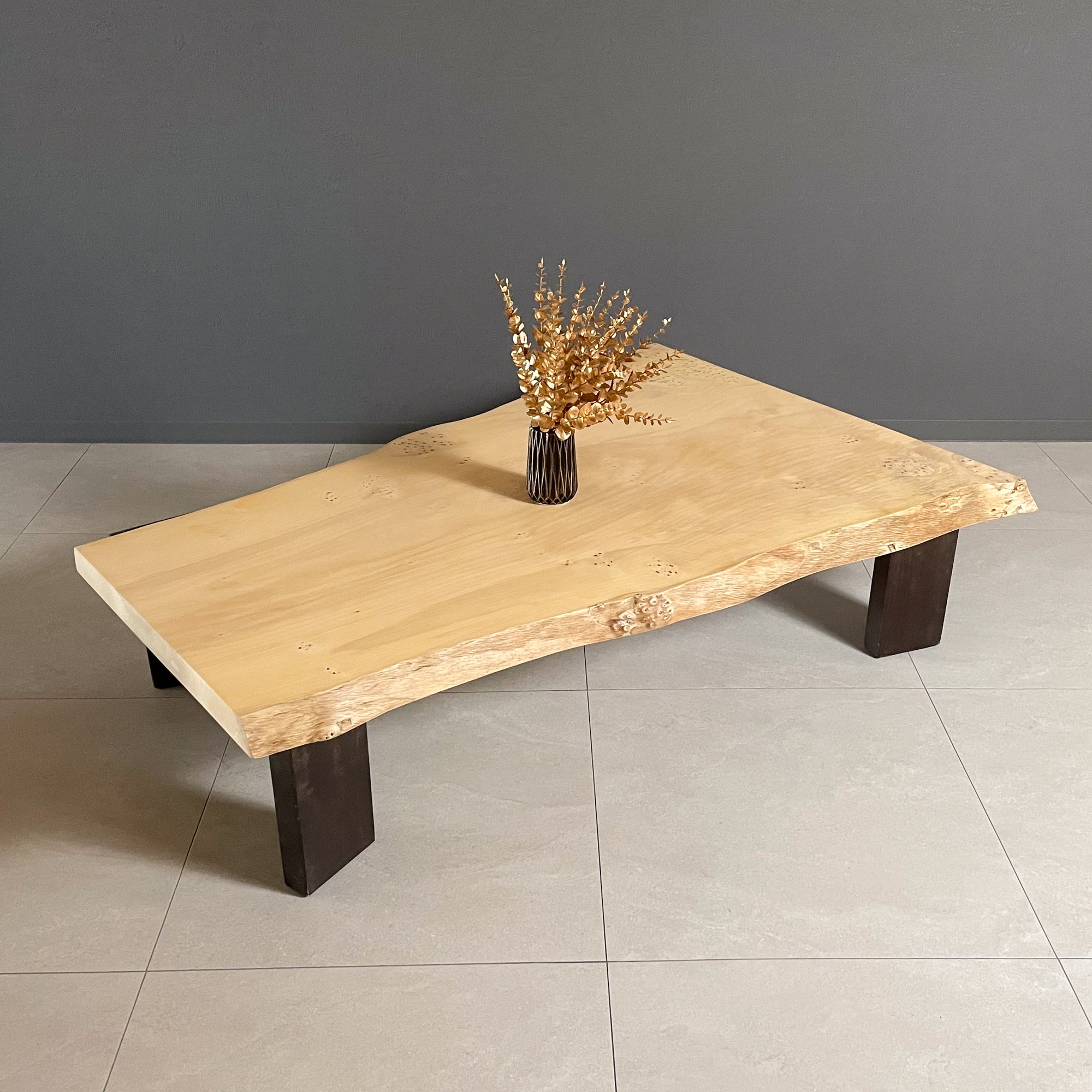 KIDOMEIMOKU 銀杏一枚板リビングテーブル｜140cm(4人掛け) – 【公式