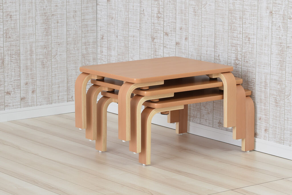 木製折りたたみ座卓 約84cm x 118cm 折りたたみ式の座卓 折りたたみ式