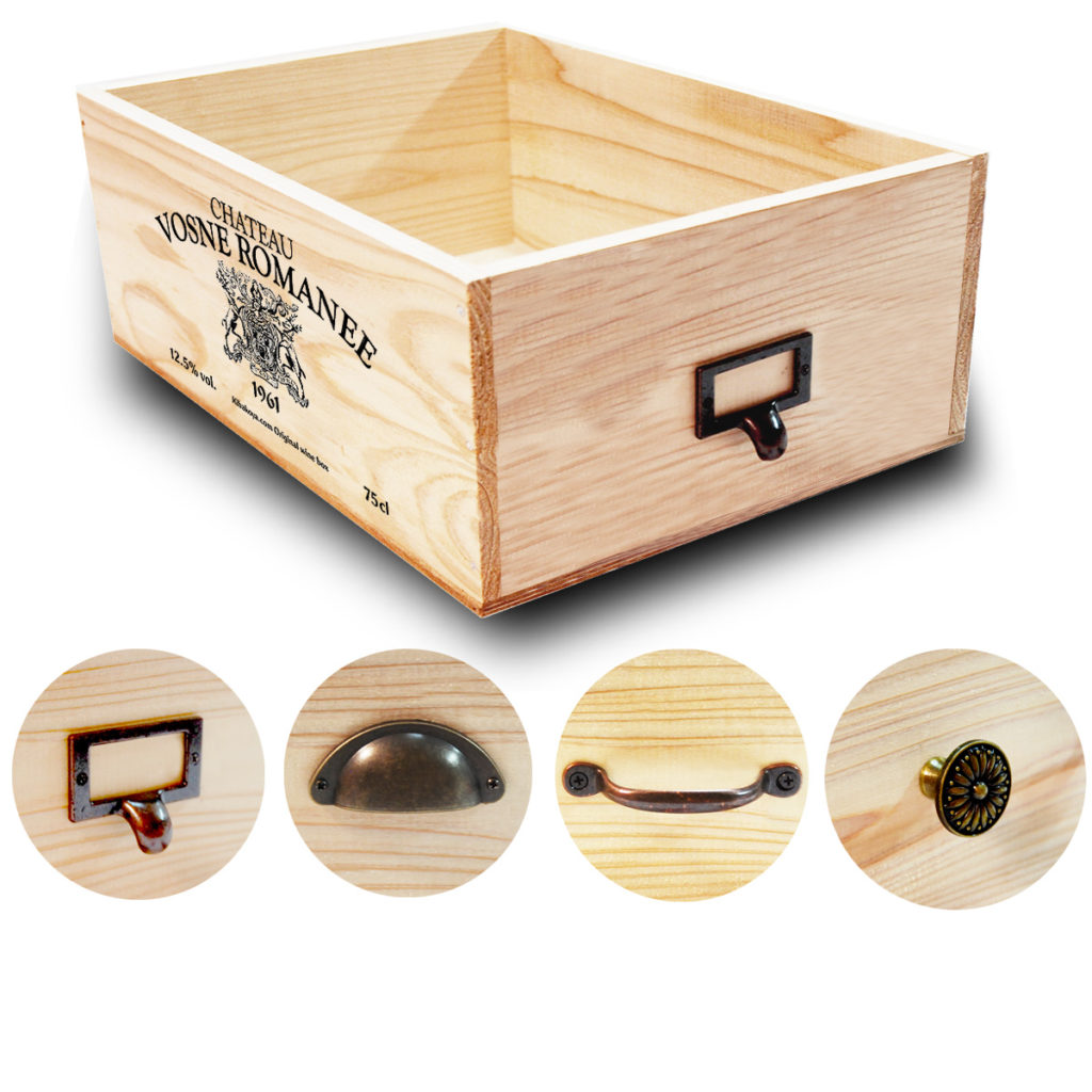 アンティーク金具付きのワインボックス🍷】 | 木箱専門店 キバコヤ (木