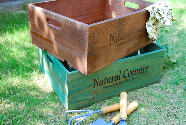 ガーデニングボックス】【ワイン箱】アンティーク調 ガーデニング収納