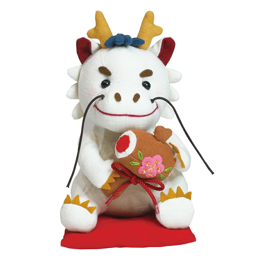 辰年 ぬいぐるみキット 小づちの白龍 |生地 和柄/和布/ちりめん手芸