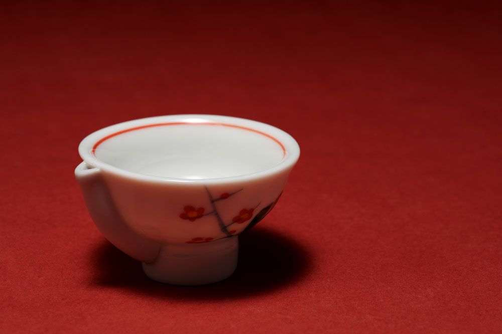 酒器】うぐいす杯 （梅染錦） | 菊水ショップ＜かよいぐら＞