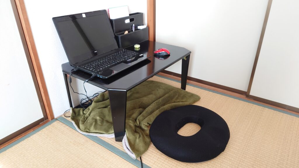 一人用デスクコタツ テーブル 一人暮らし 暖房器具 JOT-K070S3 一人用