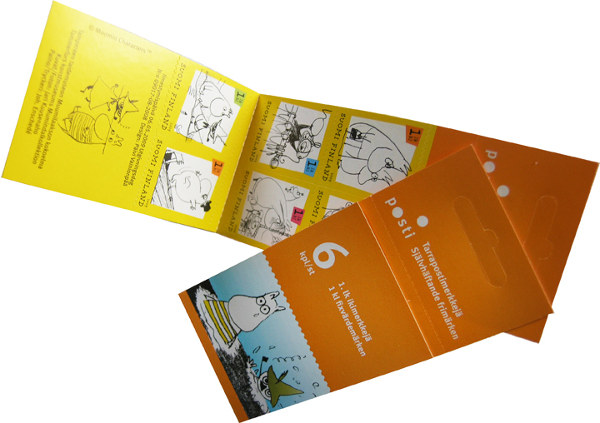 ムーミン切手 「ムーミン漫画」2009年フィンランド切手セット