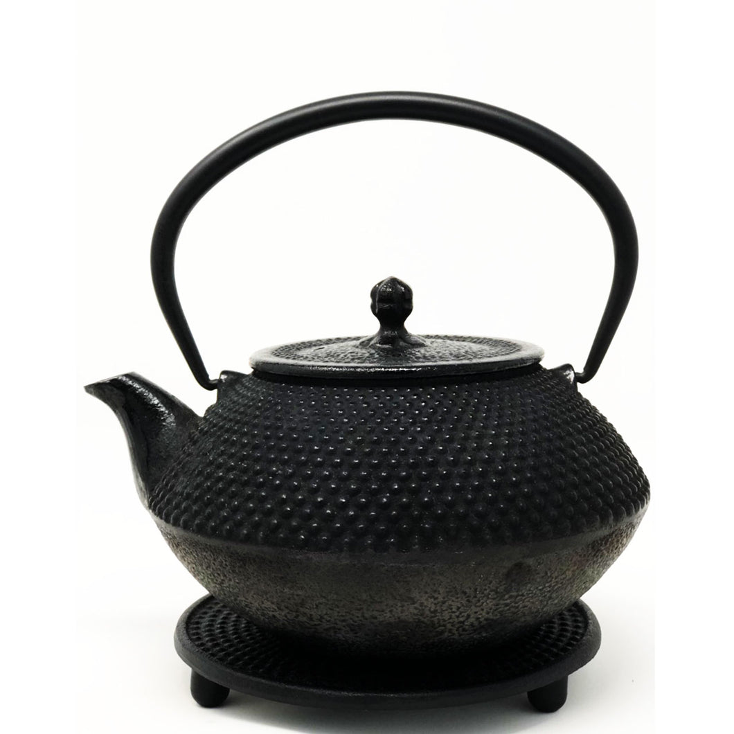 USED、美品 南部喜州 (及川 喜徳)造 鍛治打袋鉉15型 南部鉄瓶