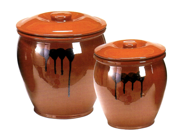 特大の甕（かめ）**大型陶器製円筒形壺 特大の甕（かめ）**