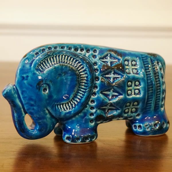 Bitossi Flavia 象のオブジェ イタリア ビトッシフラビア Y Bitossi