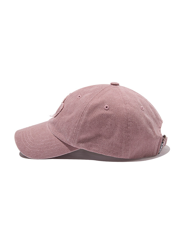 ピグメントダイベースボールキャップ【ピンク】