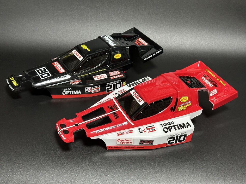 復刻版ターボオプティマ（京商）レビュー！ボディを色違いで2個作る