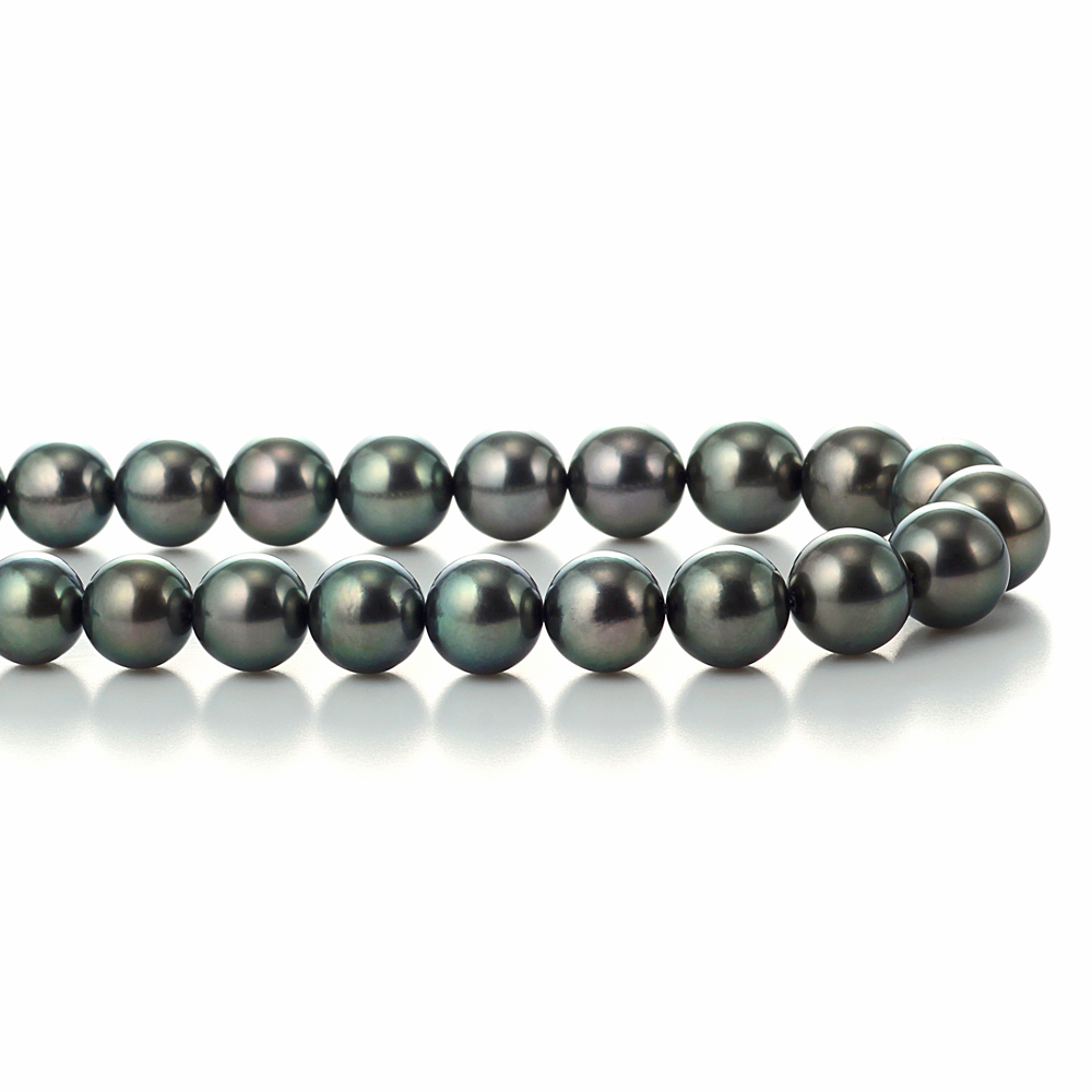 お客本真珠 南洋黒蝶真珠ネックレストップ 11.4mmラグーン色PT802