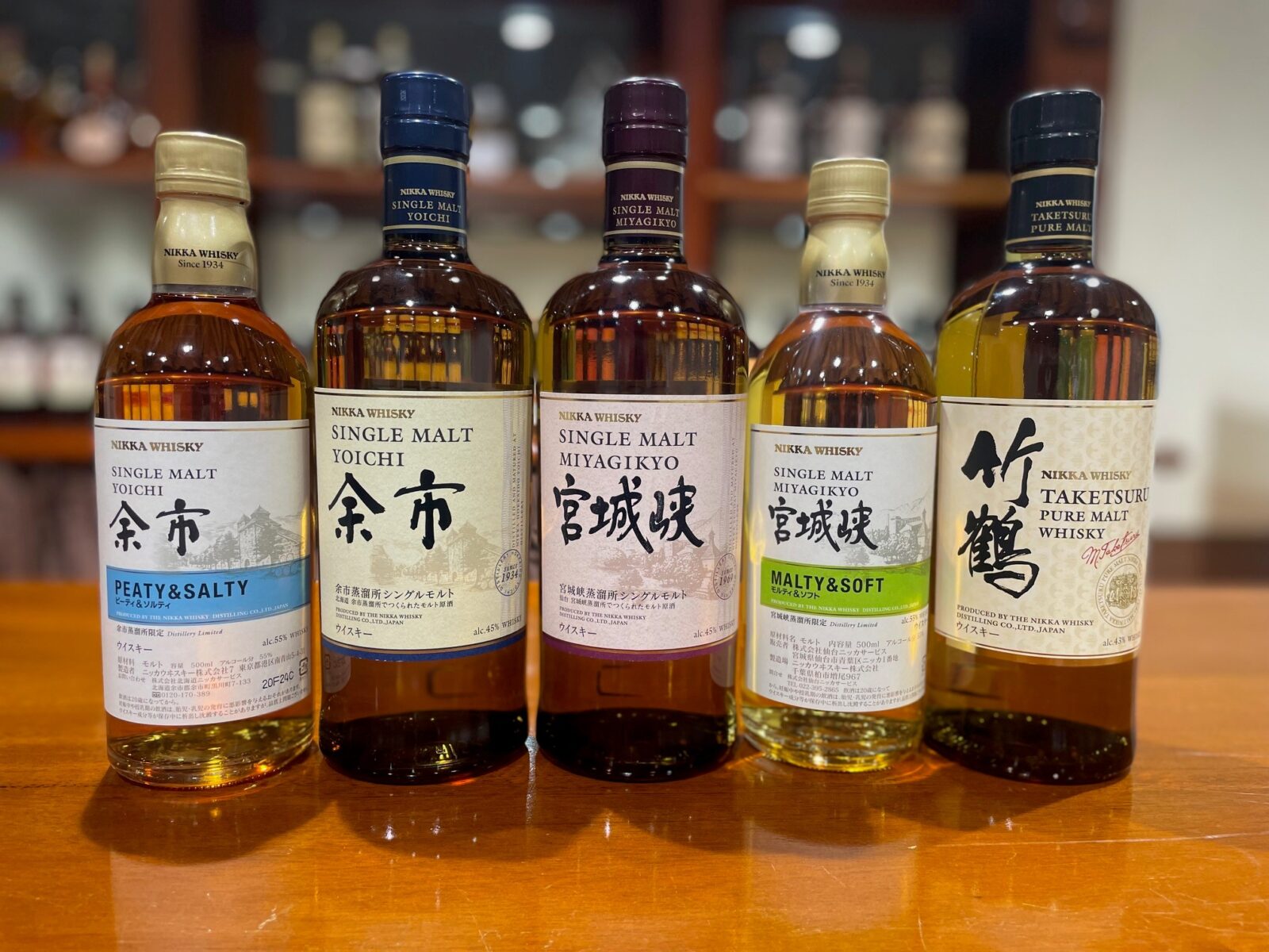 ニッカウイスキー余市蒸溜所限定キーモルト3本セット 【公式通販】