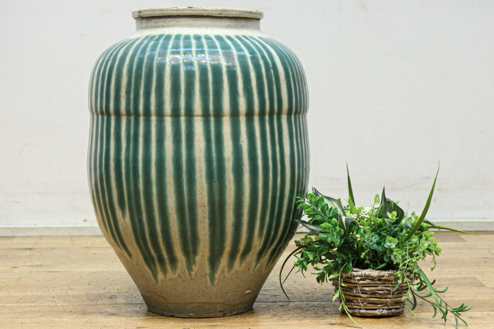 信楽焼 中壺 檜垣文壺〈信楽／〉 文化遺産オンライン