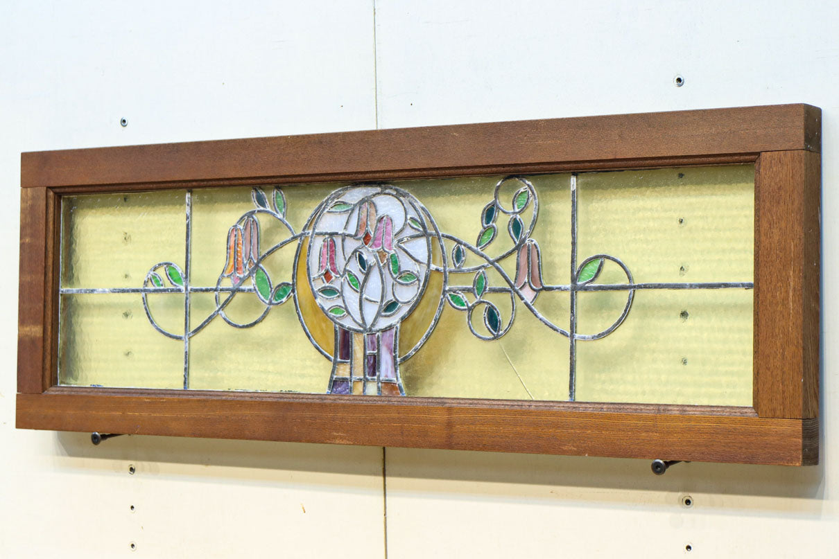 幻想的で大正ロマンの風薫るステンドグラス EZ2487 在庫1枚 – 古福庵