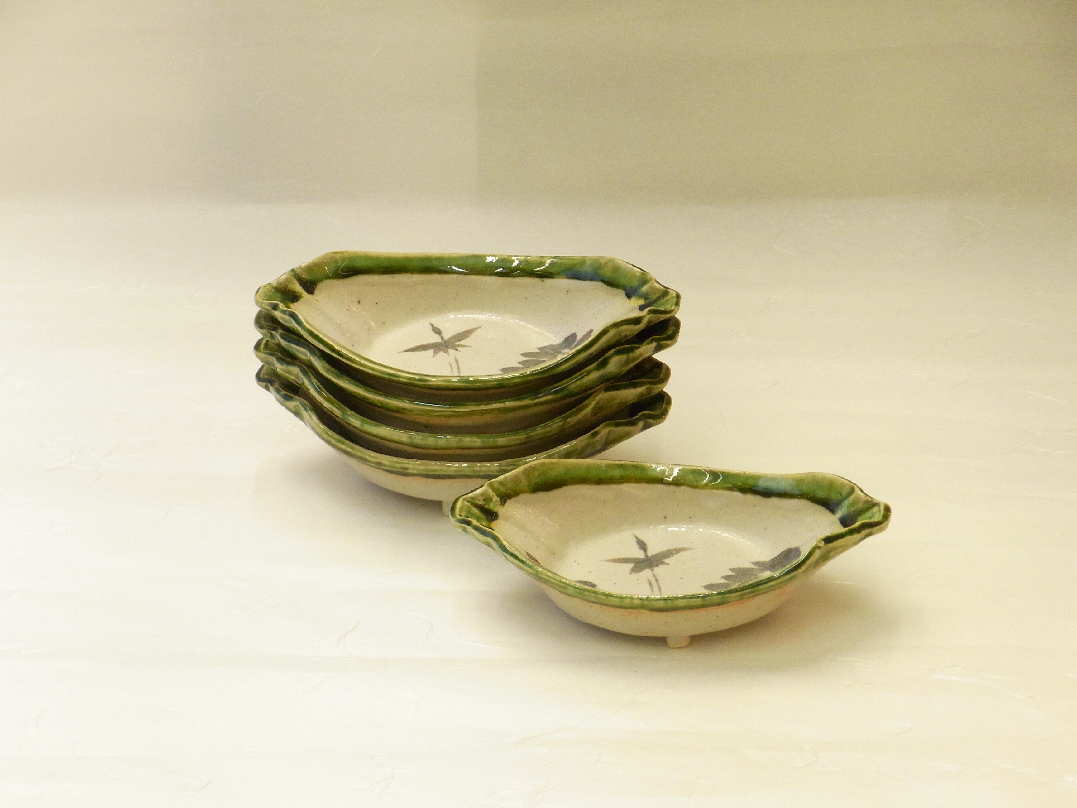 織部焼 向付 茶道具 5客 【公式通販】