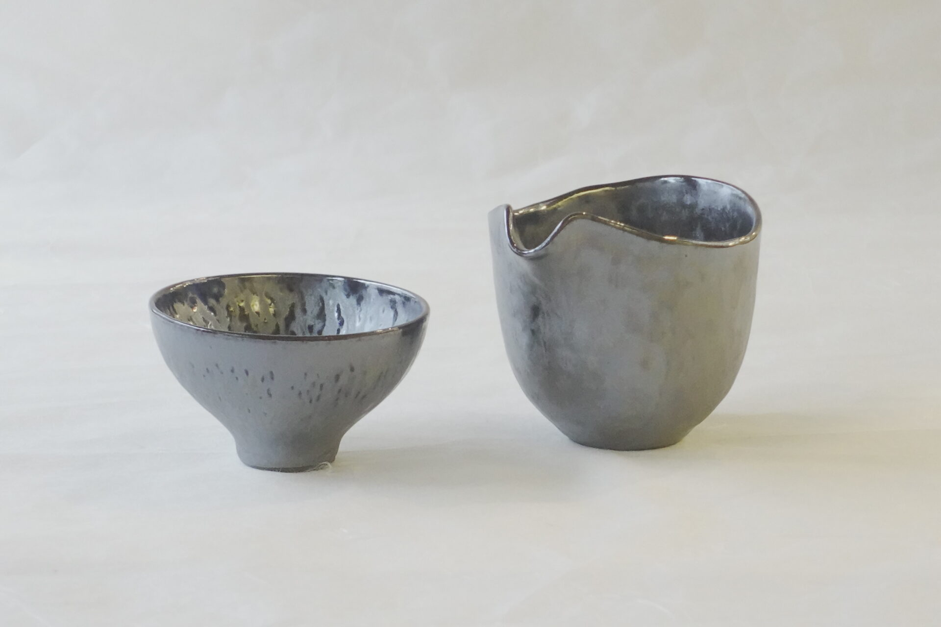 T63 茶碗 『志野茶碗』『秀山作』 共箱 抹茶碗 茶道具 T63 茶碗