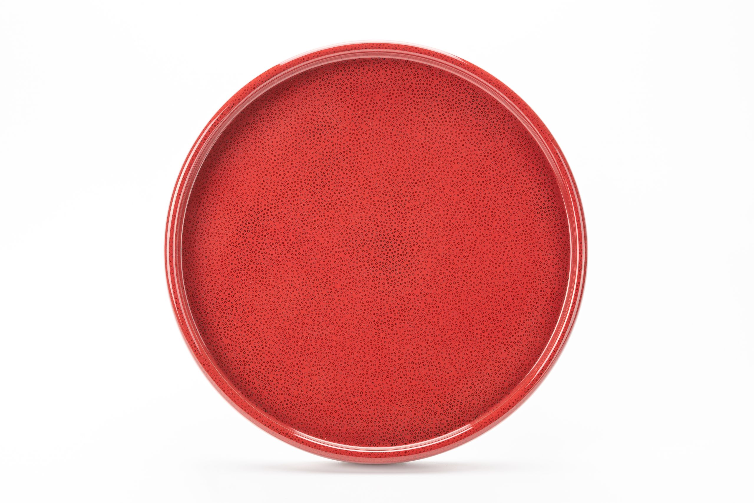 胴張丸盆(24cm) 七々子塗 | 津軽塗 小林漆器のネット通販