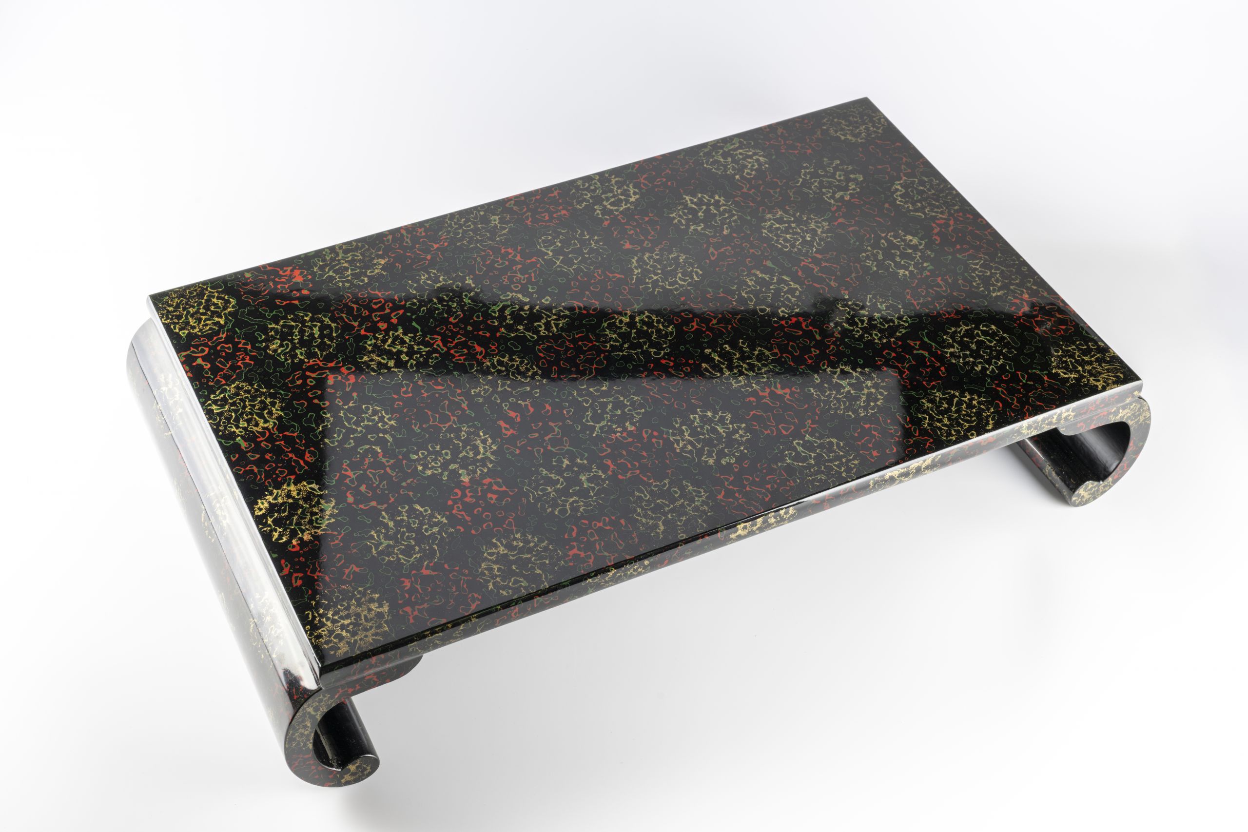 巻足花台 唐塗/両彩梨黒 | 津軽塗 小林漆器のネット通販