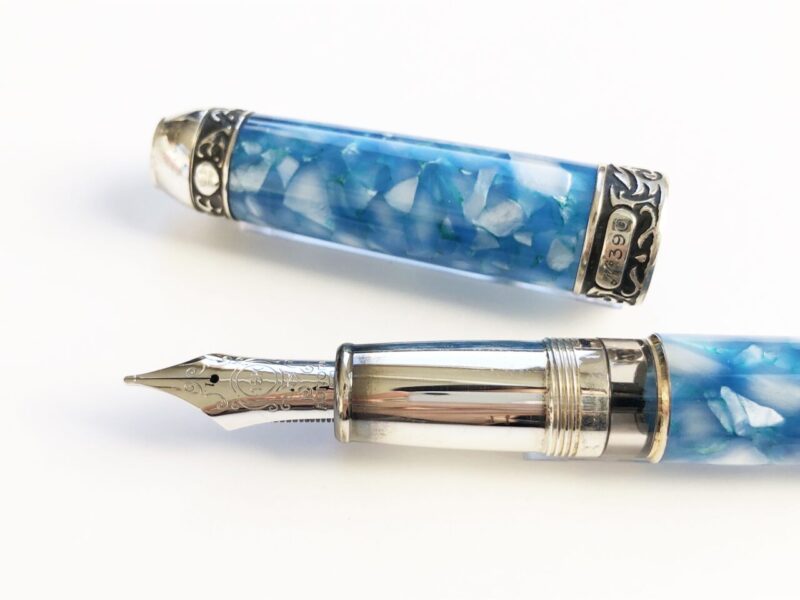 限定レア Aurora アウロラ インテルナツィオナーレ ブルー 万年筆