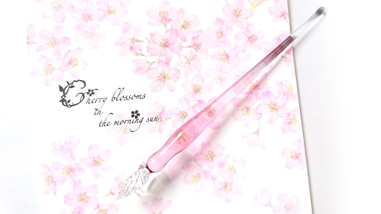 ガラスペンマルシェ2022】硝子工房Sayori×NAGASAWA限定ガラスペン「雪