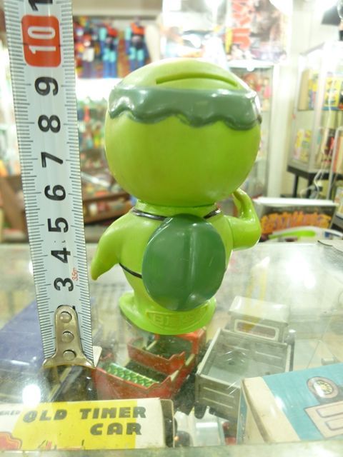 河童 カッパ かっぱ 貯金箱 日産生命 ノベルティ ソフビ レトロ レア