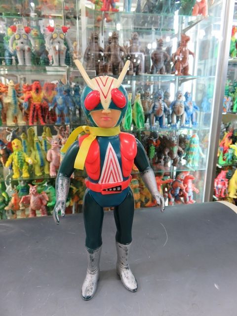 ライダーマン 当時物風 ソフビ フィギュア ライダーマン 当時物風