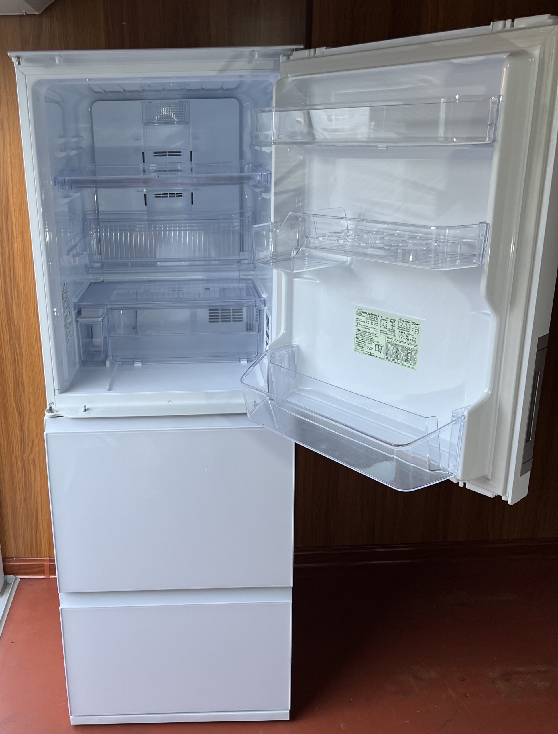 SHARP 冷蔵庫 SJ-GW35G-W 2021年式左右開きドア