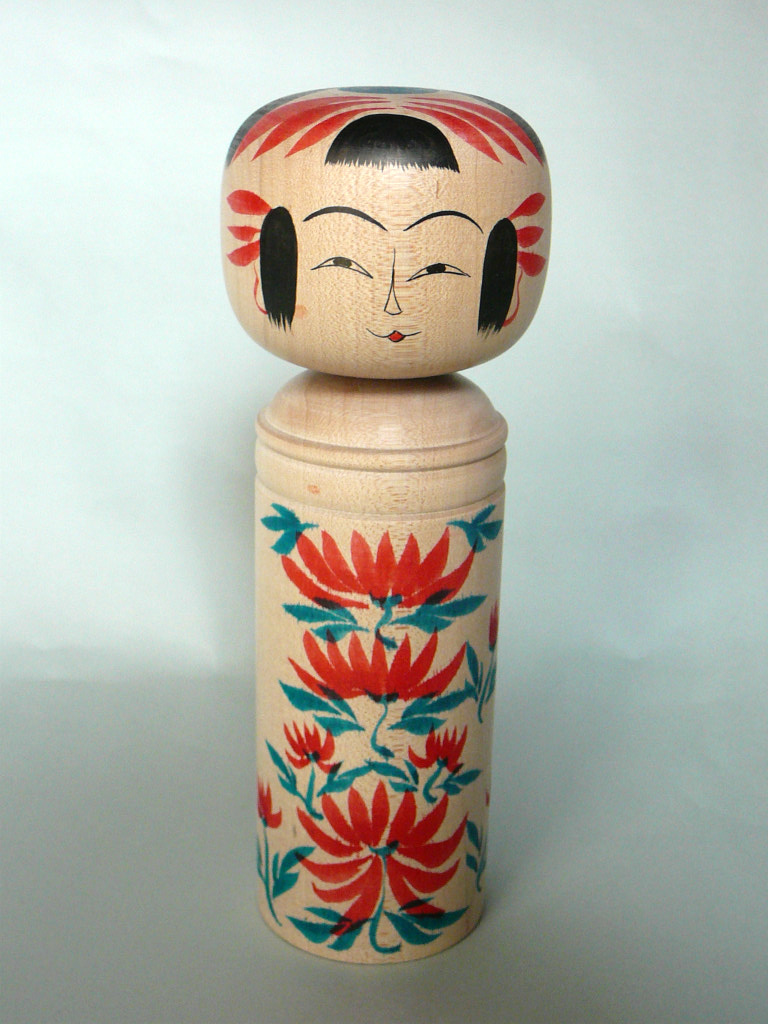 伝統こけし 肘折 鈴木征一 藤五郎型 初作 肘折こけし工人