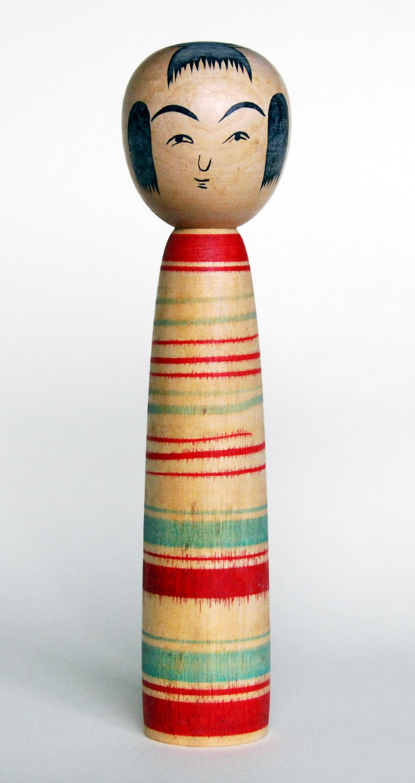 特大こけし90㎝ 秋田小安 高橋久宗 作 木地山系 材質/槐（えんじゅ）の