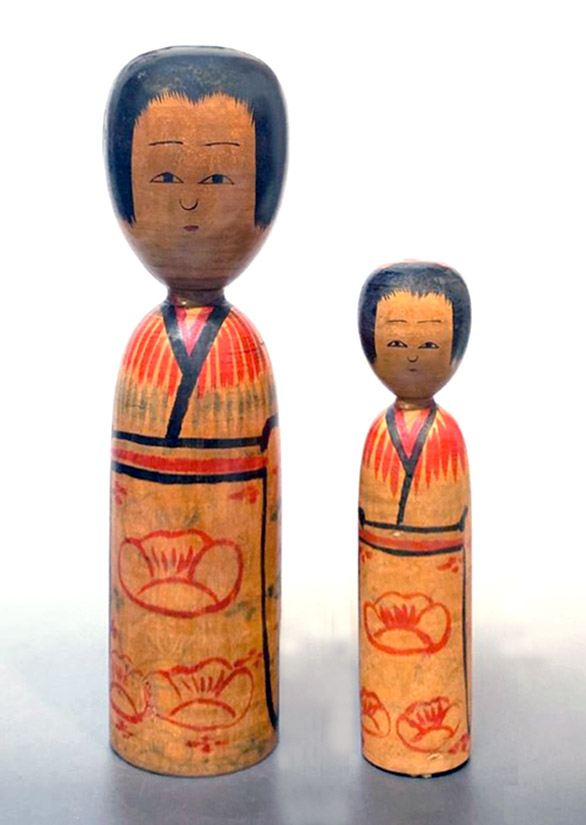 伝統こけし 小椋久太郎作 秋田木地山 作家物 人間国宝