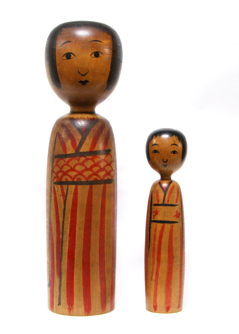 佐藤兼一 木地山 伝統こけし 佐藤秀一 こけし 伝統こけし 木地山系