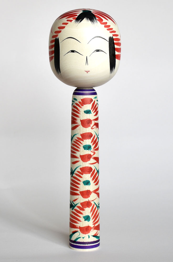 こけし おかめさん ひょっとこ 憲雄 2体セット 夫婦 伝統工芸品