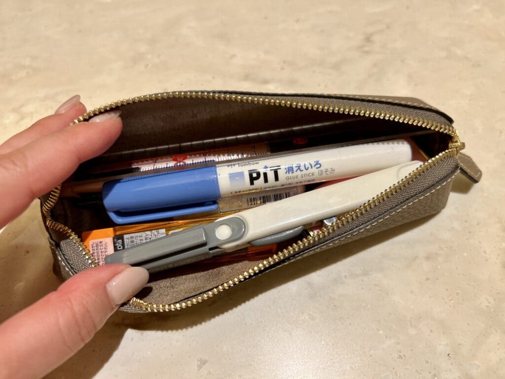 ボナベンチュラのペンケース シュリンクレザーのレビュー・評判