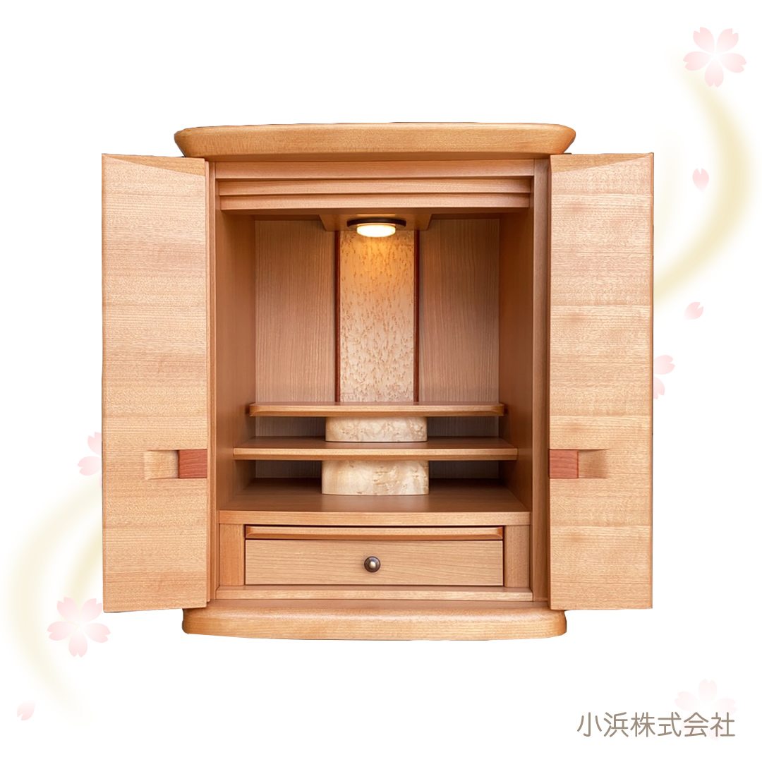 モダン ミニ仏壇18号 クレア （桜） 国産/徳島 | 通販商品 | 徳島